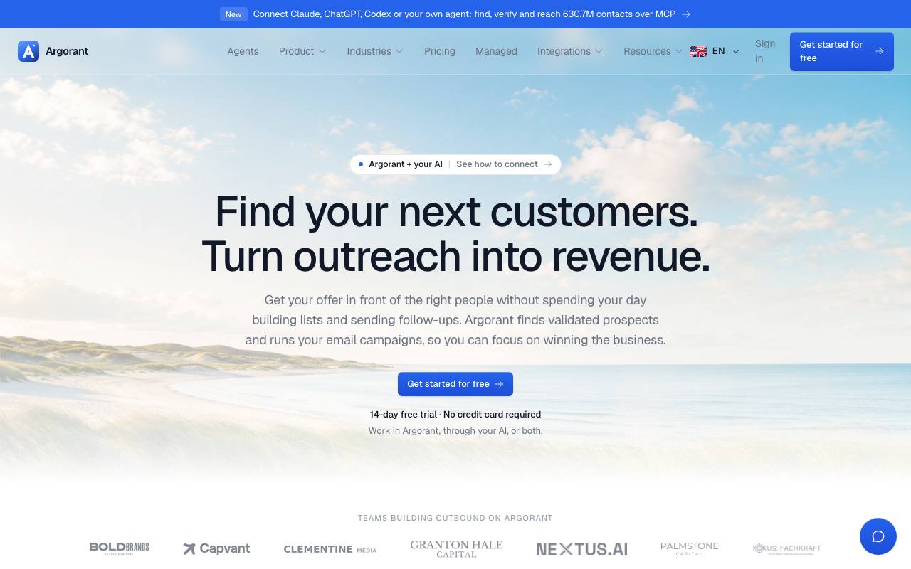 The Argorant website