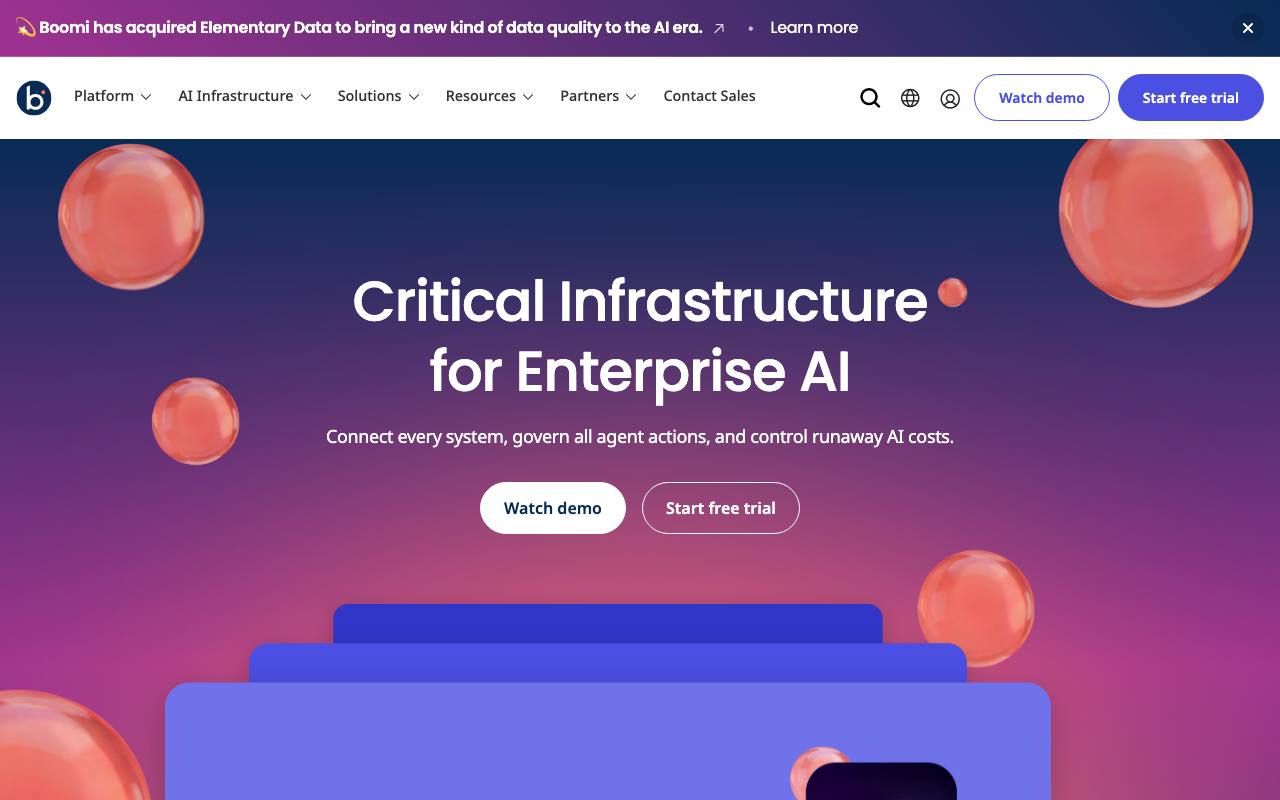 The Boomi website