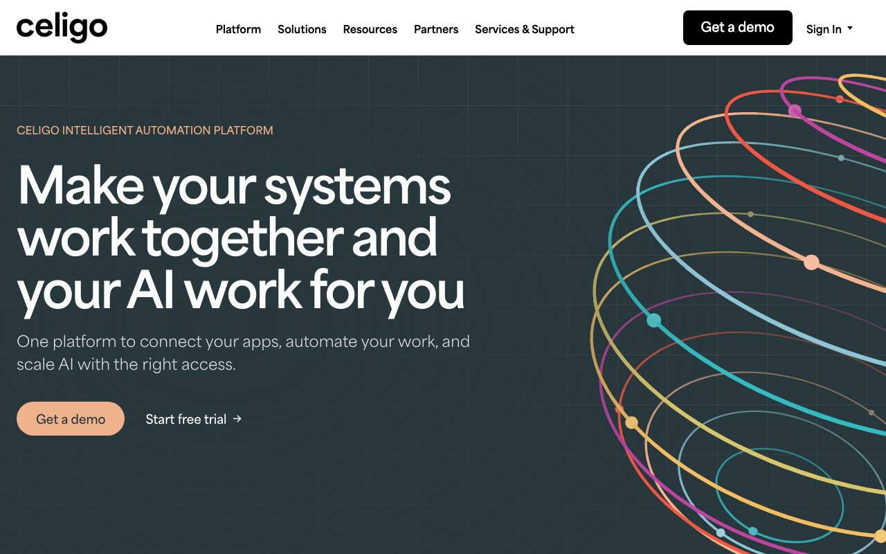 The Celigo website