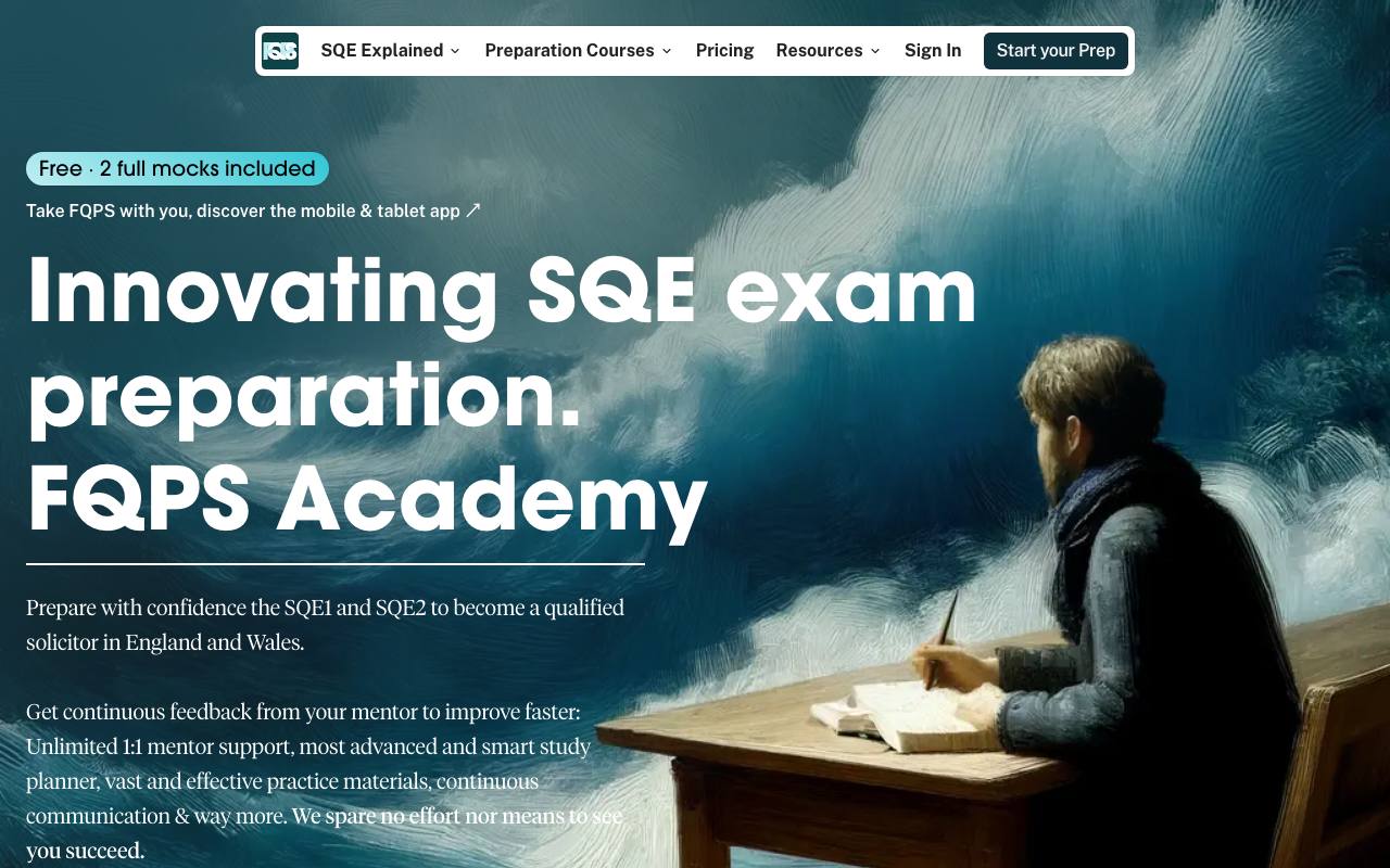 The FQPS Academy website
