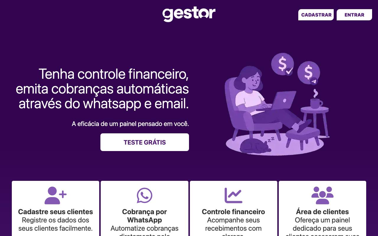 The Gestor Lite website