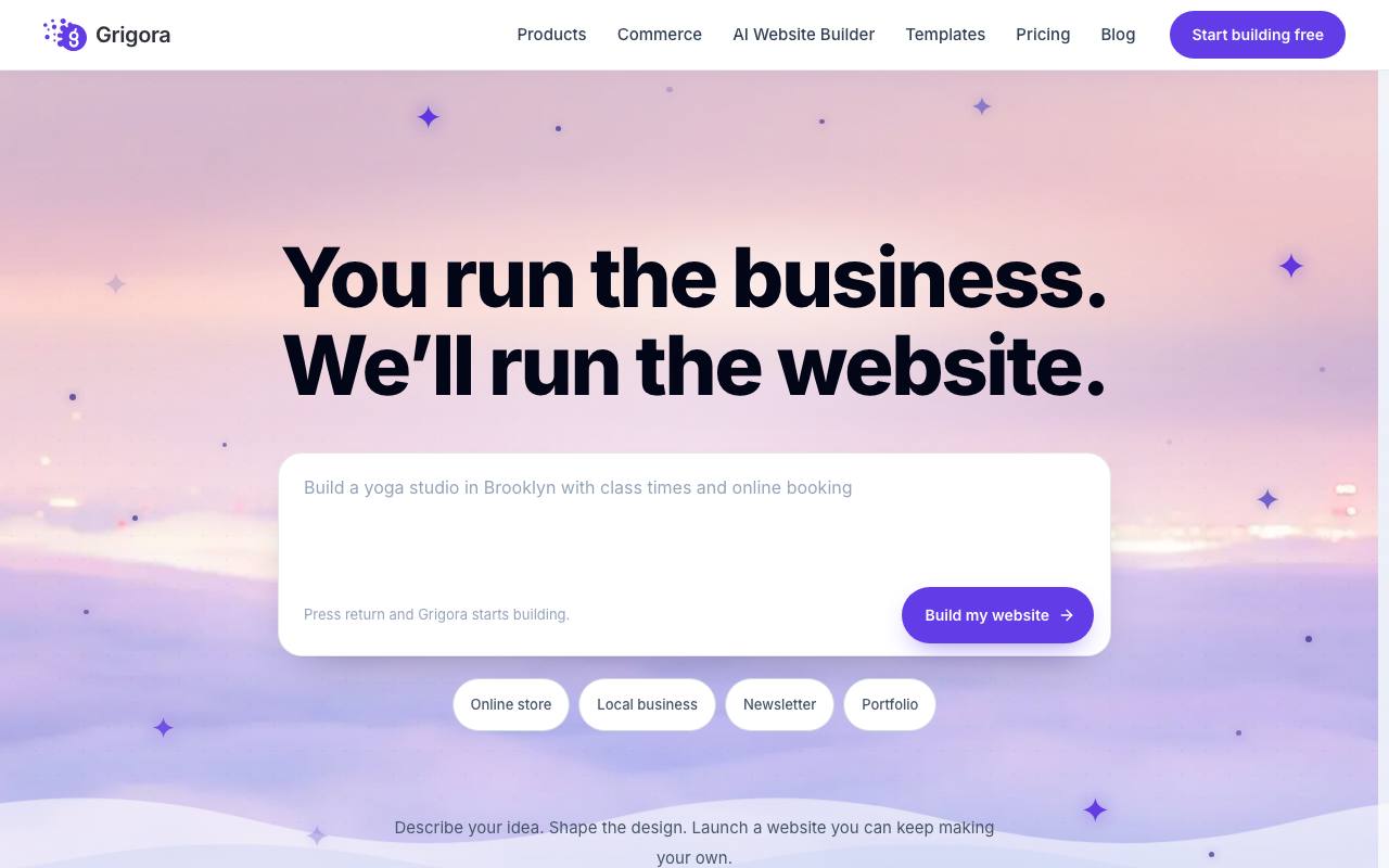 The Grigora website