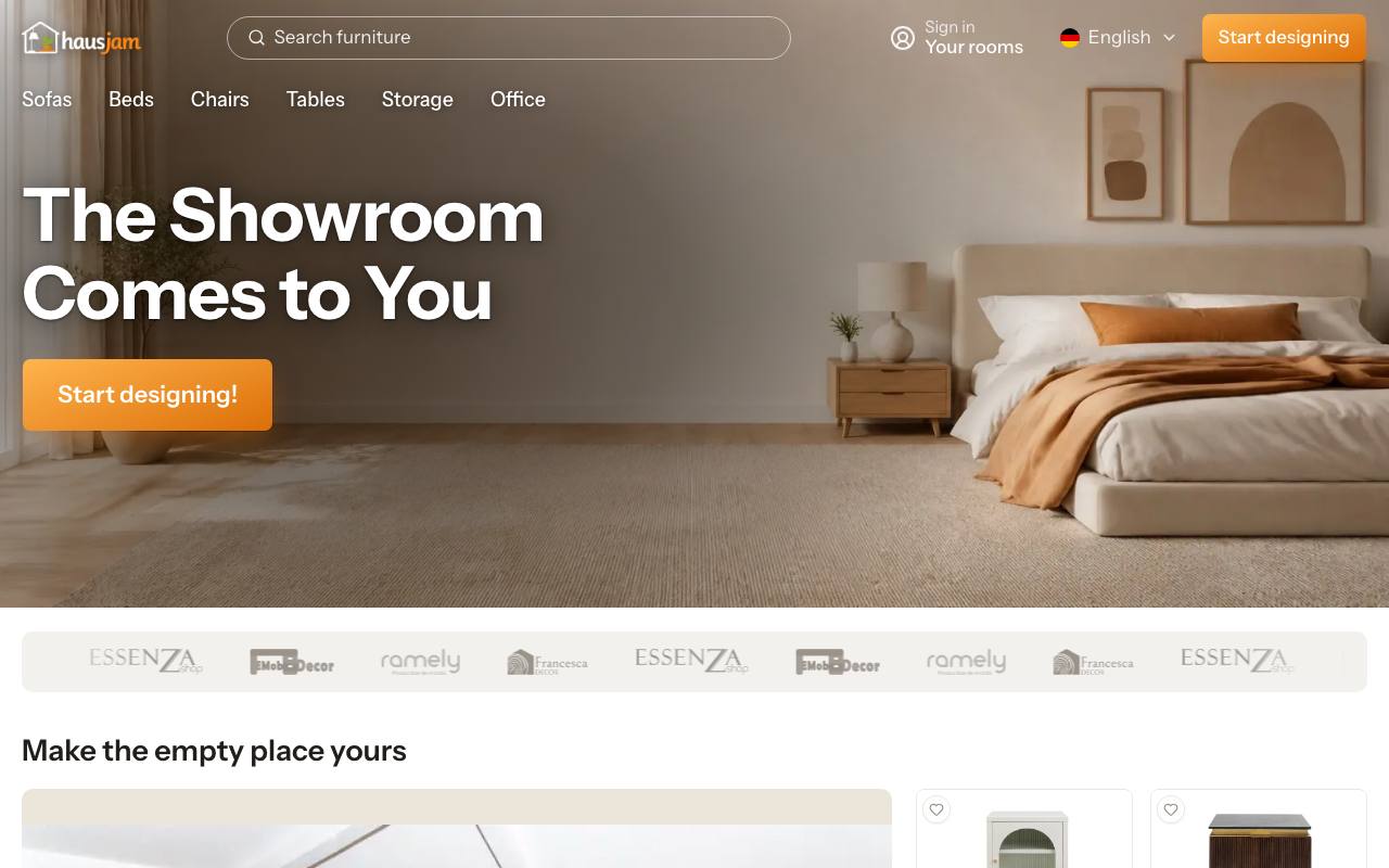 The Hausjam website