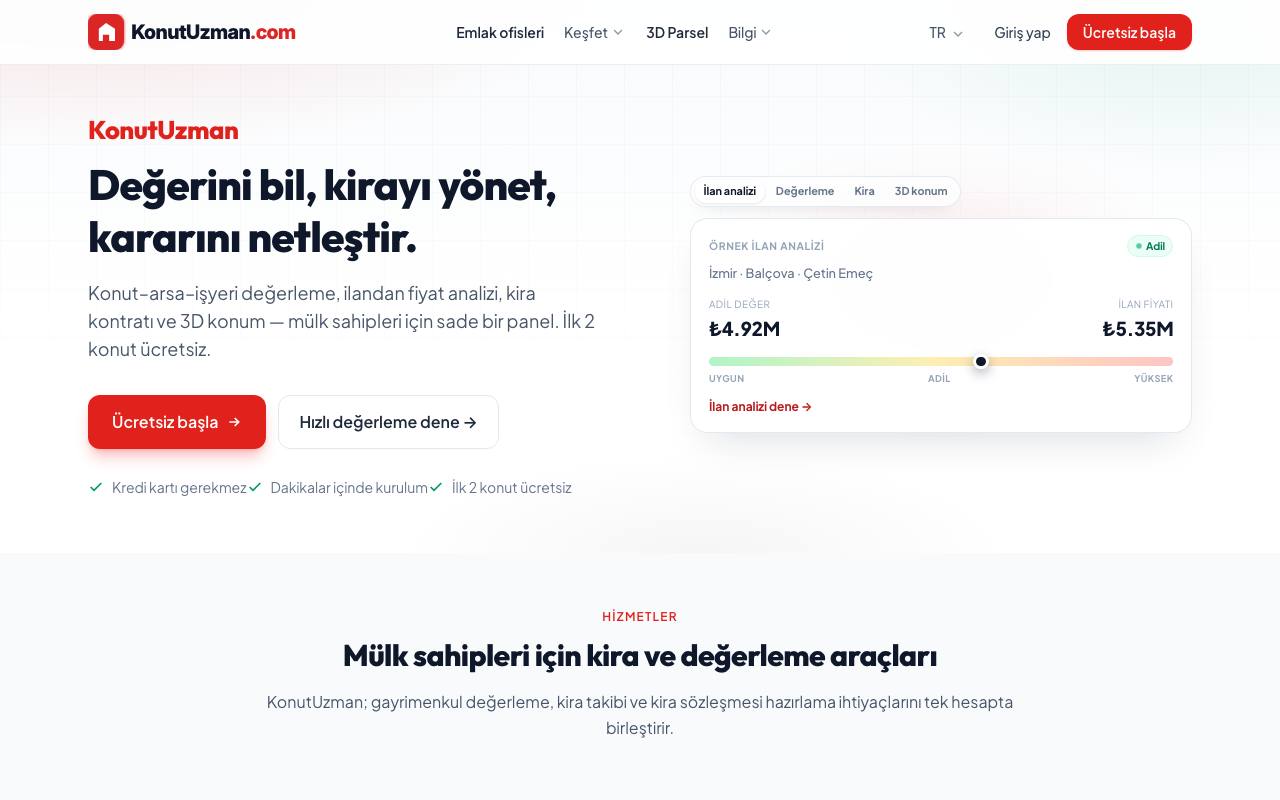 The KonutUzman website