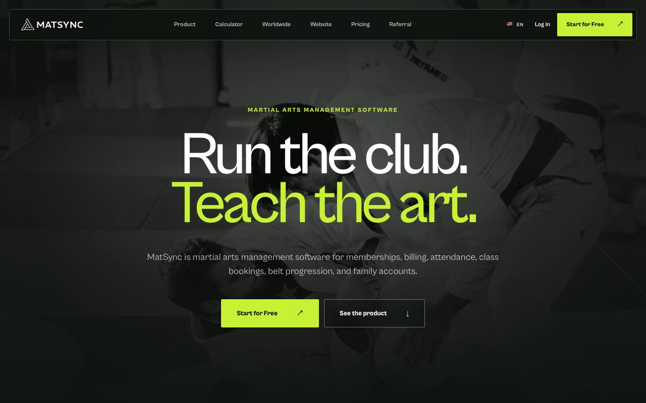 The MatSync website
