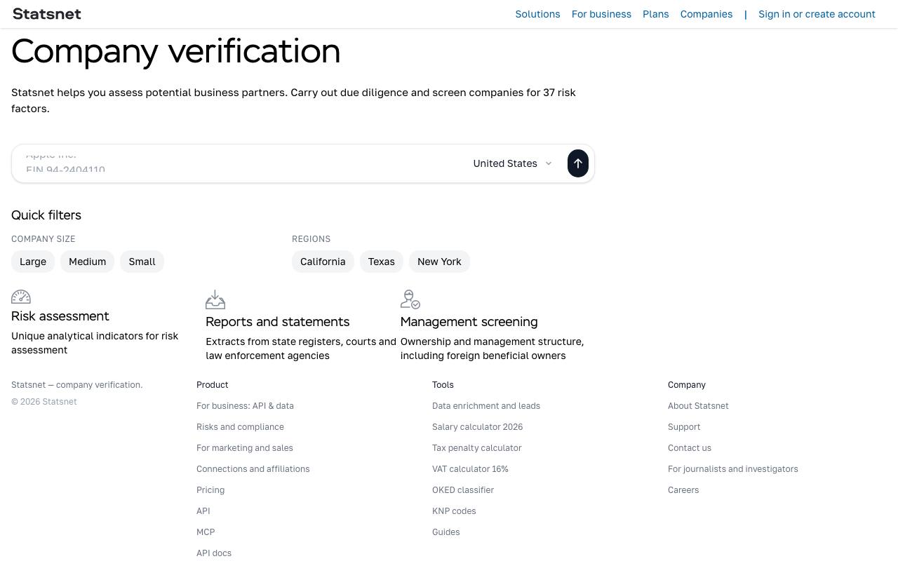 The Statsnet website