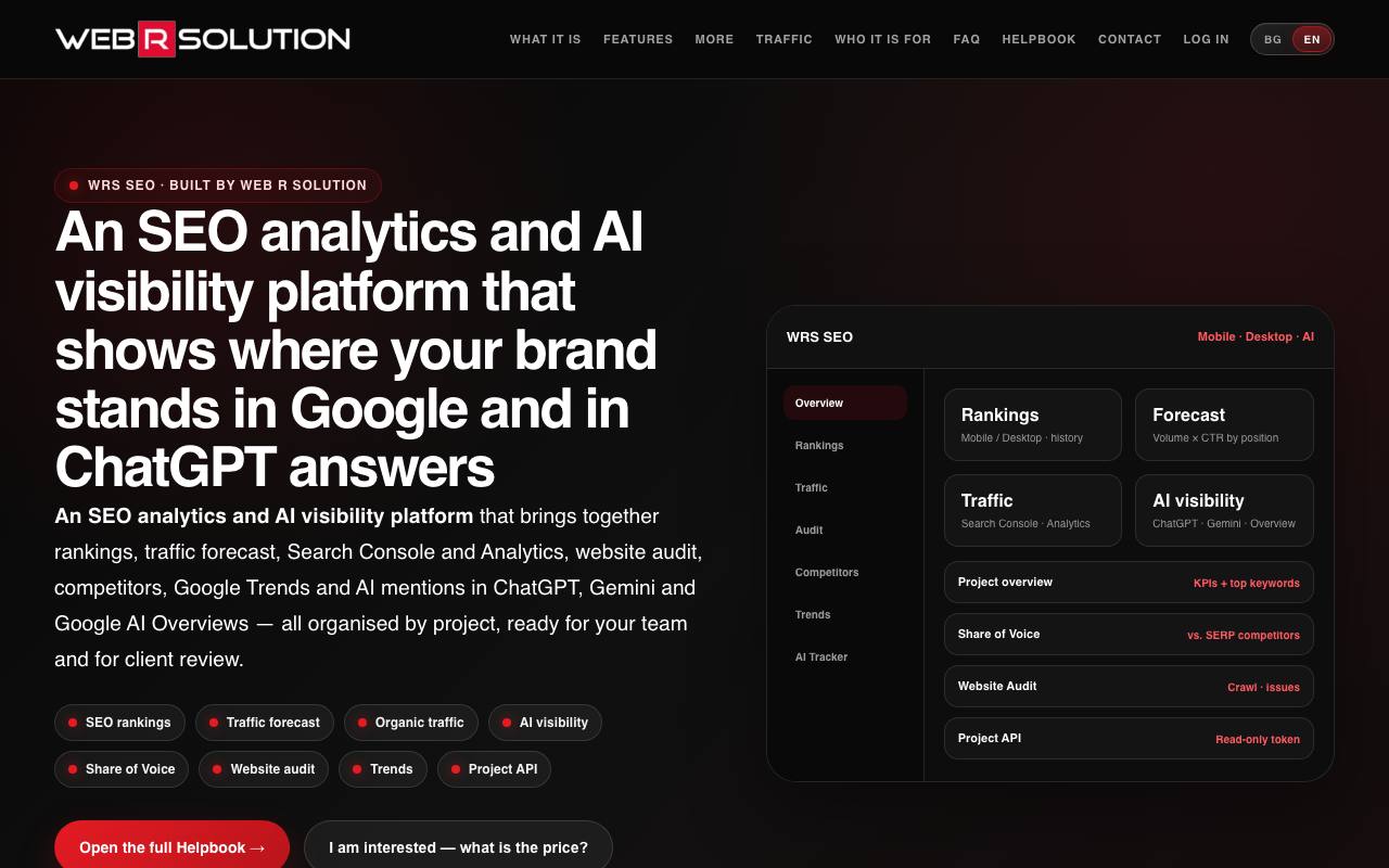 The WRS SEO website